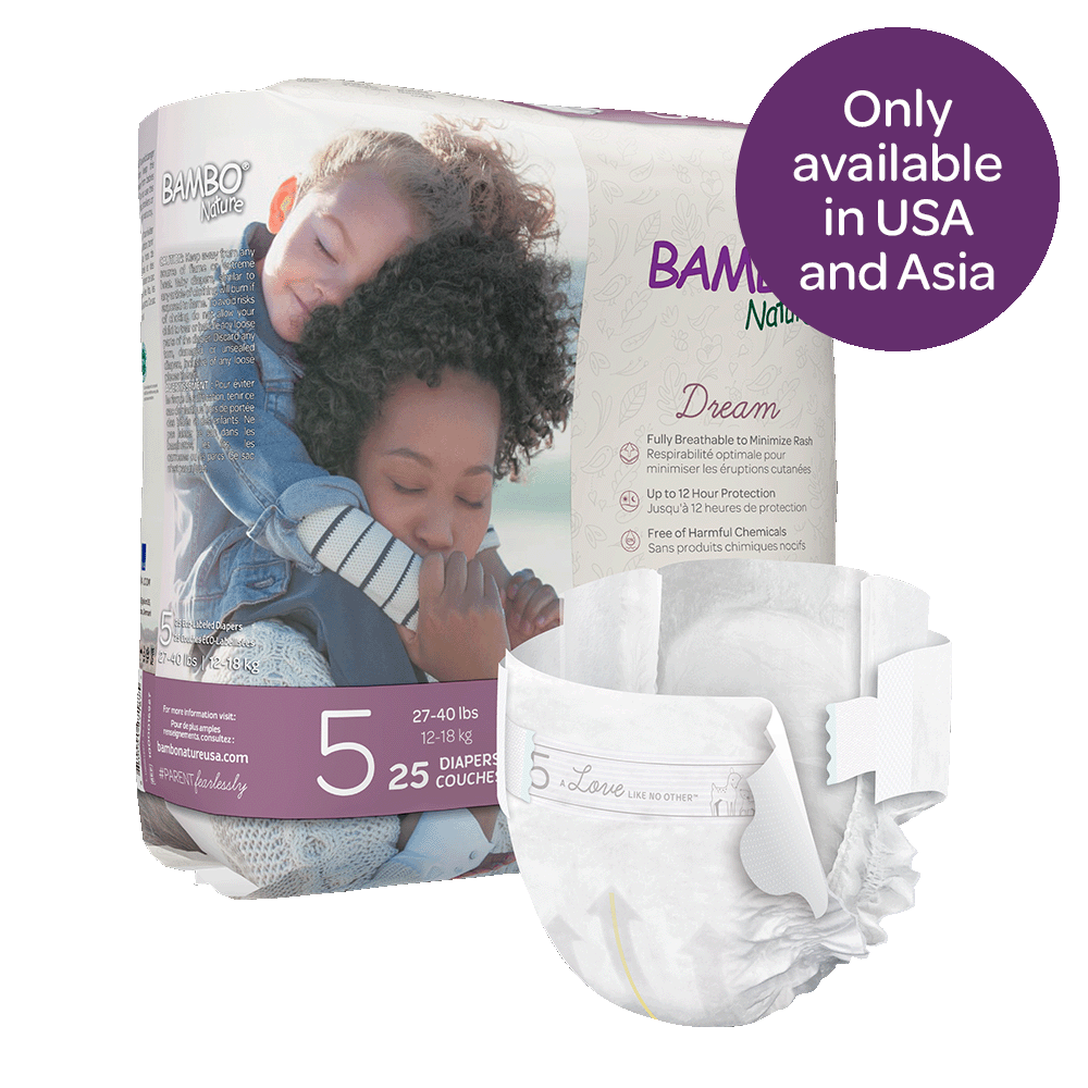 Bambo Nature Dream Diapers size 5 (12-18 kg / 27-40 lbs), 25 pcs