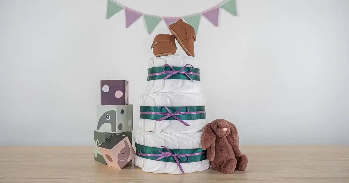 Diaper Cake and Tiny Towel Cakes | I designed the diaper cak… | Flickr