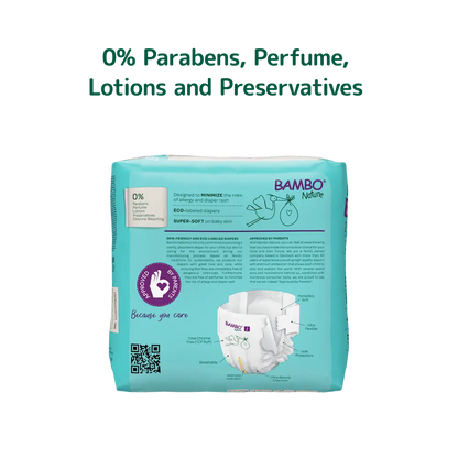 Bambo Nature Diapers size 1, (2-4 kg / 4-9 lbs), 22 pcs