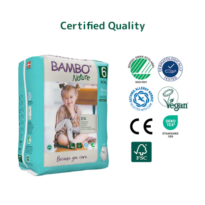 Bambo Nature Pants size 6 (15+ kg / 33+ lbs), 18 pcs