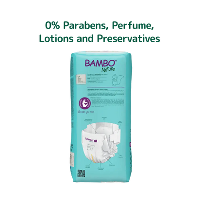 Bambo Nature Diapers size 3, (4-8 kg / 9-18 lbs), 52 pcs