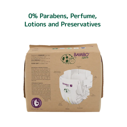 Bambo Nature Diapers size 2, (3-6 kg / 7-13 lbs), 30 pcs