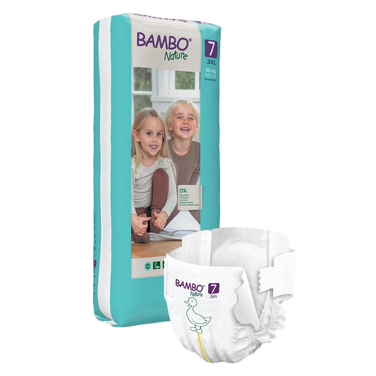 Bambo Nature Diapers size 7, (18+ kg / 40+ lbs), 40 pcs