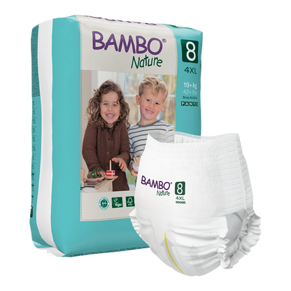 Bambo Nature Pants size 8 (19+ kg / 42+ lbs), 16 pcs