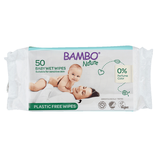 Bambo Nature Plastic-Free Wet Wipes